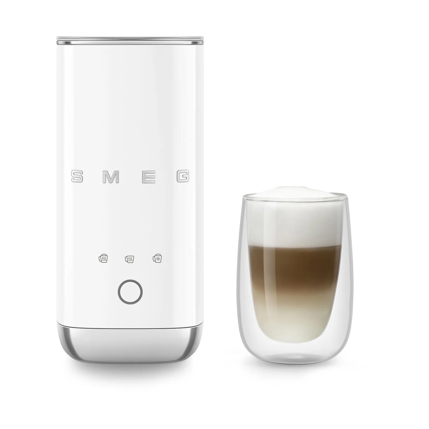 Smeg elektrisk mini melkeskummer MFF02, White Smeg