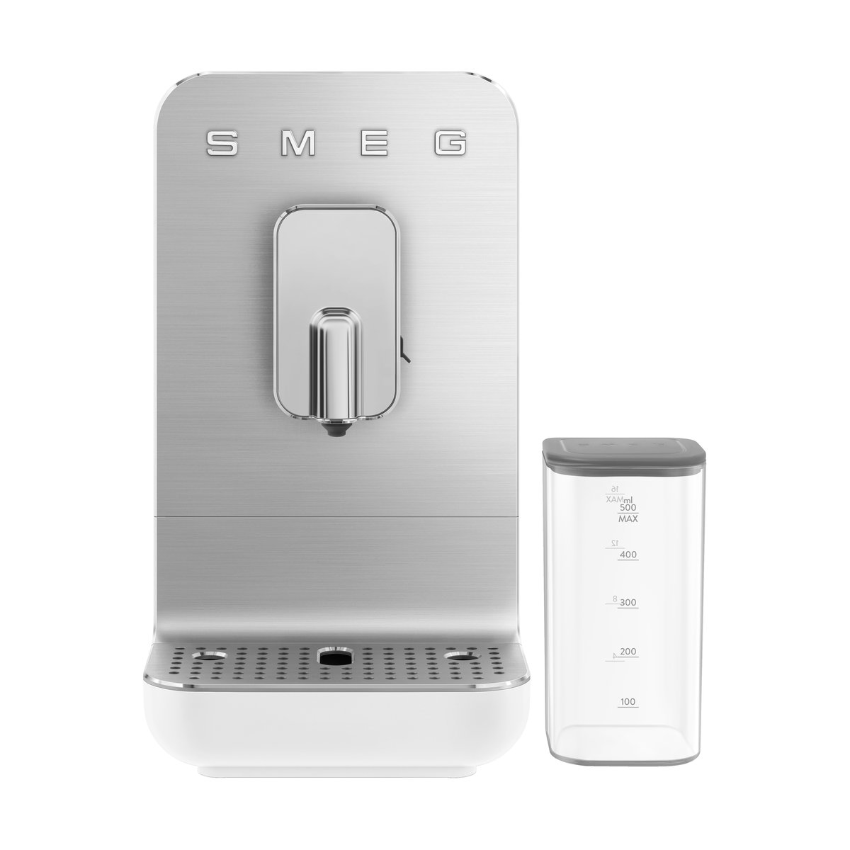 SMEG - Kaffemaskin BCC13 1,4L m/melkeskummer hvit
