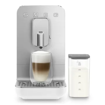 Smeg helautomatisk kaffemaskin med beholder - Hvit - Smeg