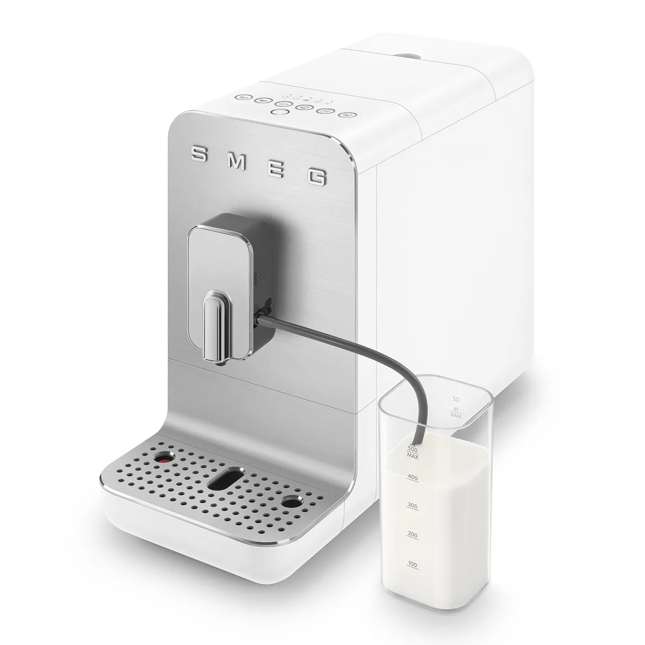 Smeg helautomatisk kaffemaskin med beholder, Hvit Smeg