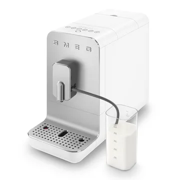 Smeg helautomatisk kaffemaskin med beholder - Hvit - Smeg