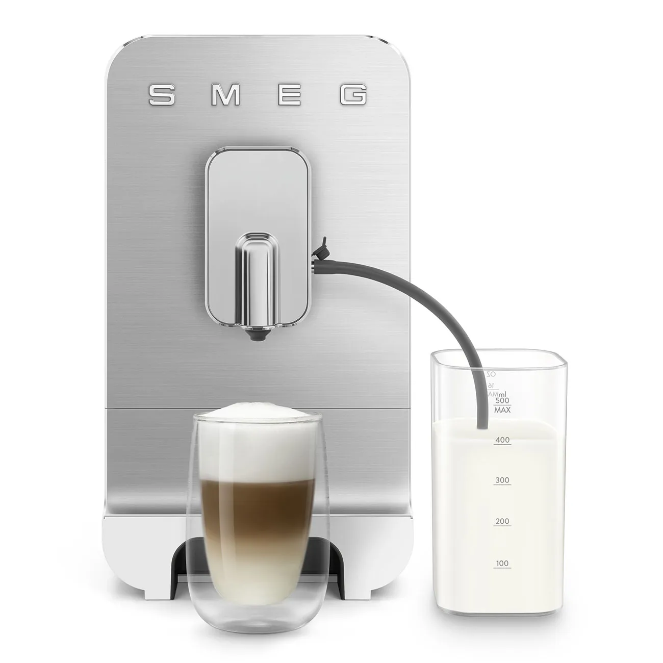 Smeg helautomatisk kaffemaskin med beholder, Hvit Smeg