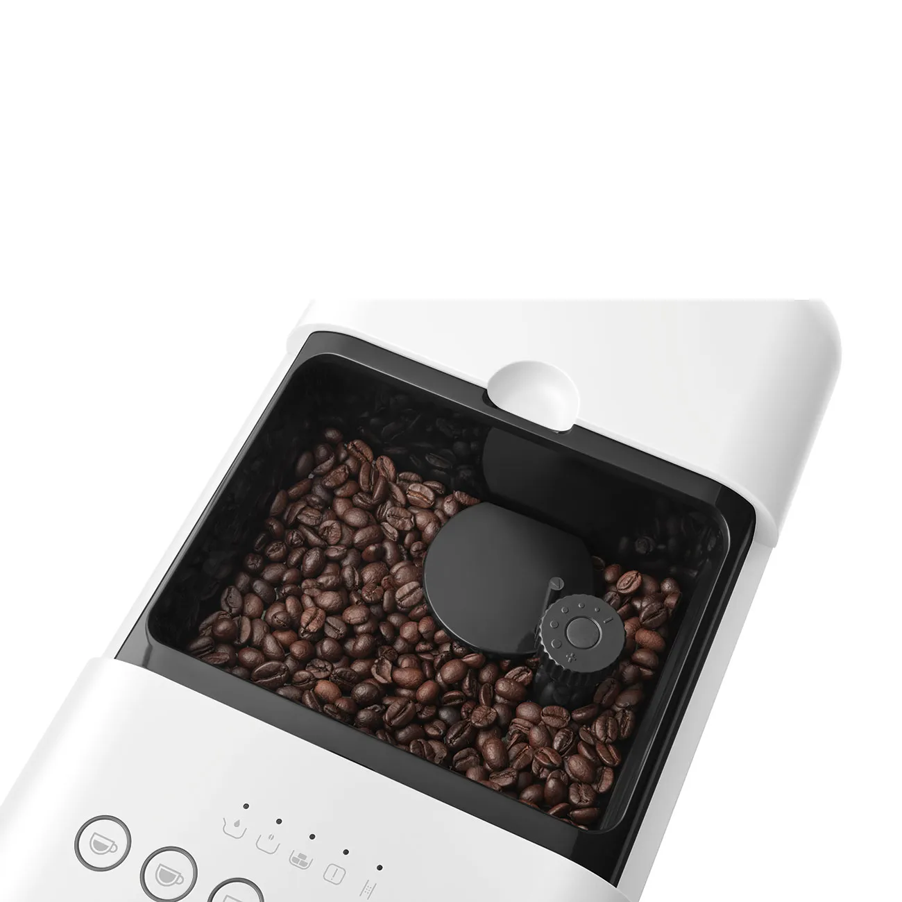 Smeg helautomatisk kaffemaskin med beholder, Hvit Smeg