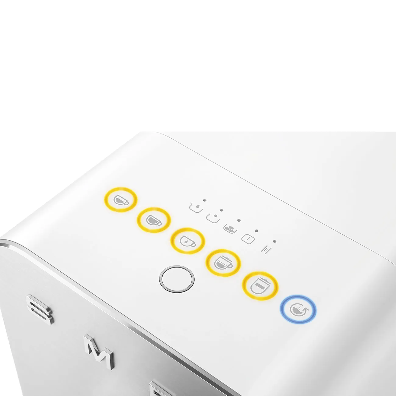 Smeg helautomatisk kaffemaskin med beholder, Hvit Smeg