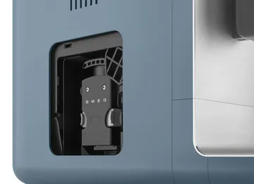 Smeg helautomatisk kaffemaskin med beholder - Storm Blue - Smeg