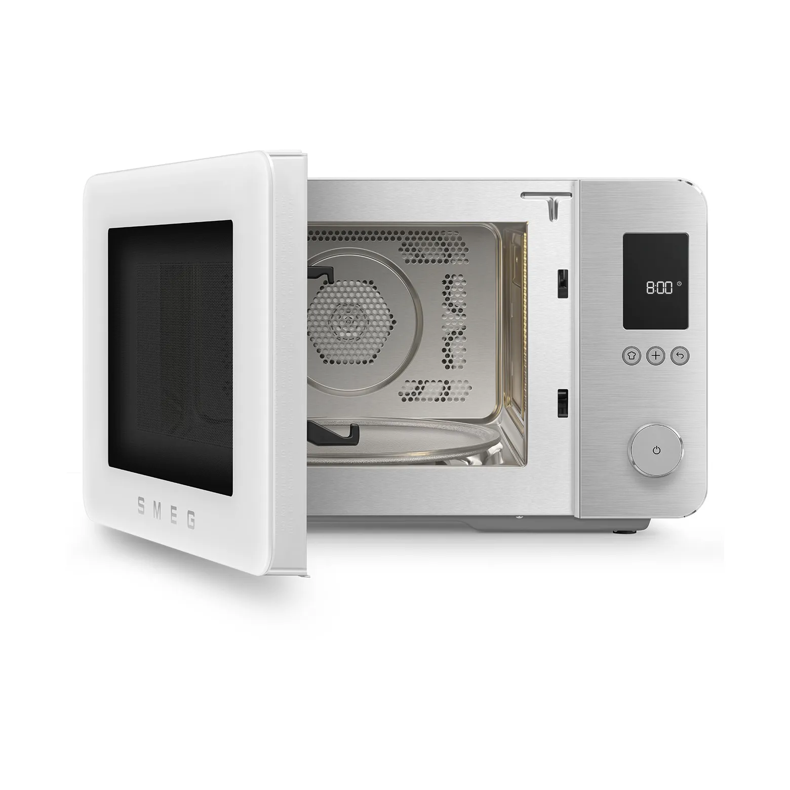 Smeg mikrobølgeovn med varmluft, Hvit Smeg