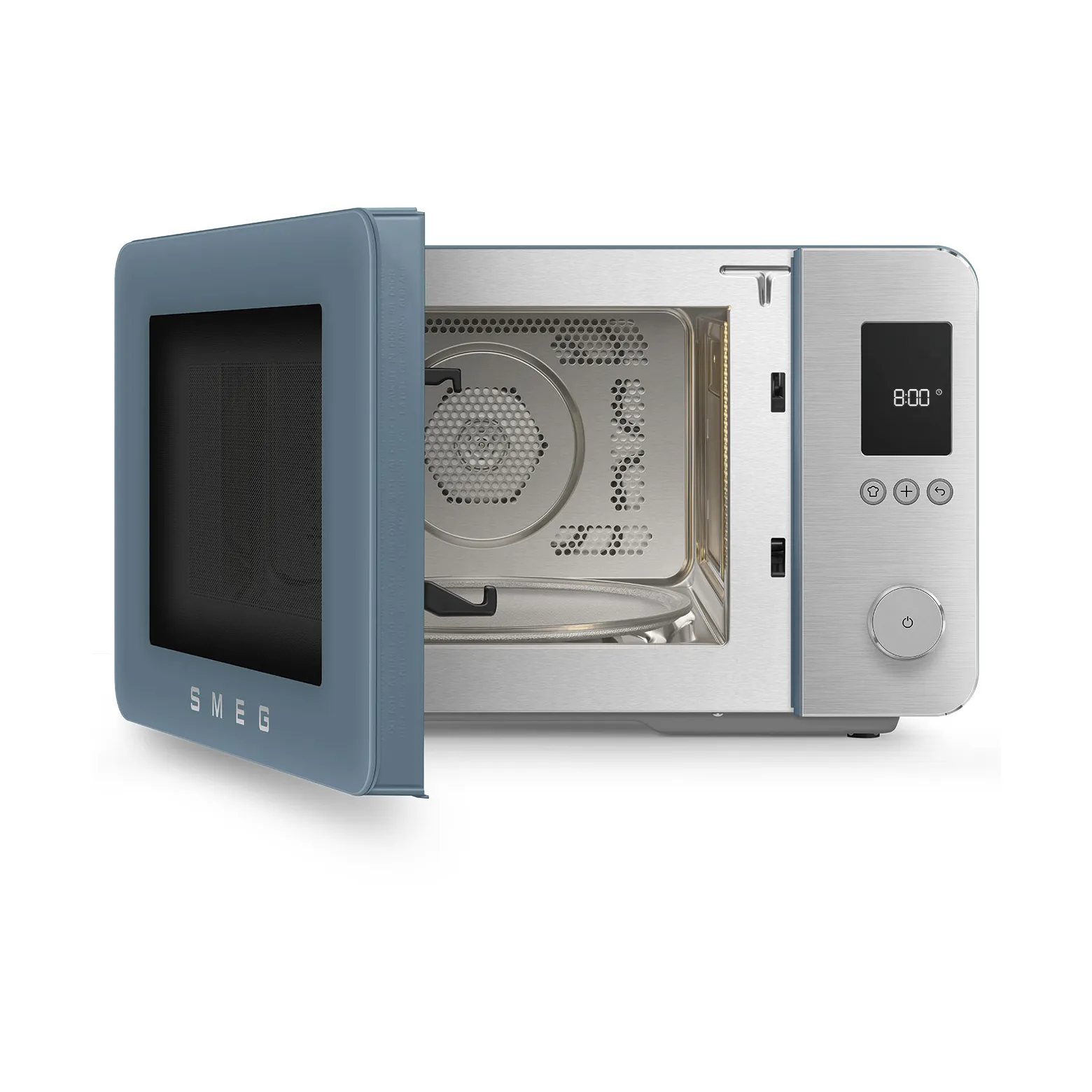 Smeg mikrobølgeovn med varmluft, Storm blue Smeg