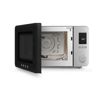 Smeg mikrobølgeovn med varmluft - Svart - Smeg