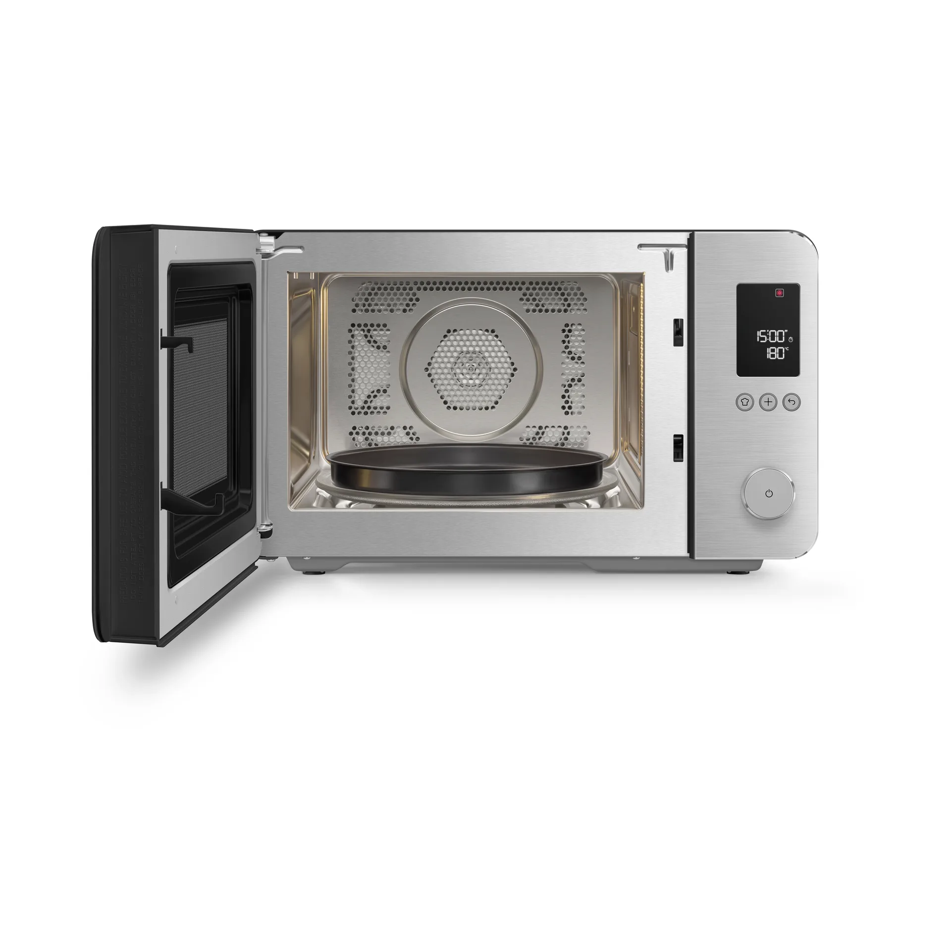 Smeg mikrobølgeovn med varmluft, Svart Smeg