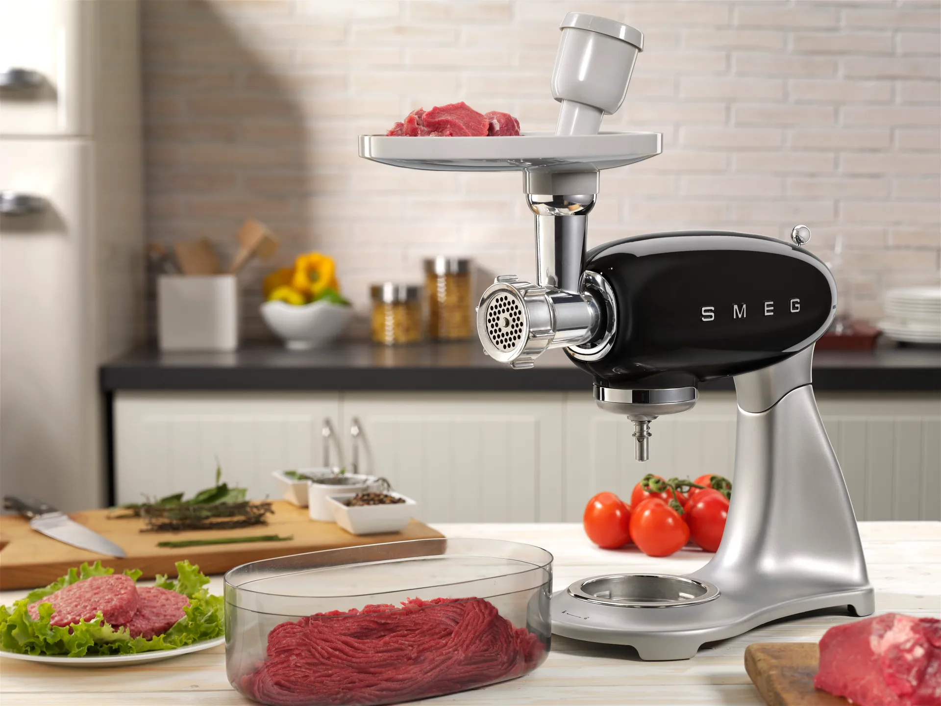 Smeg multi kjøttkvern, Sølv Smeg