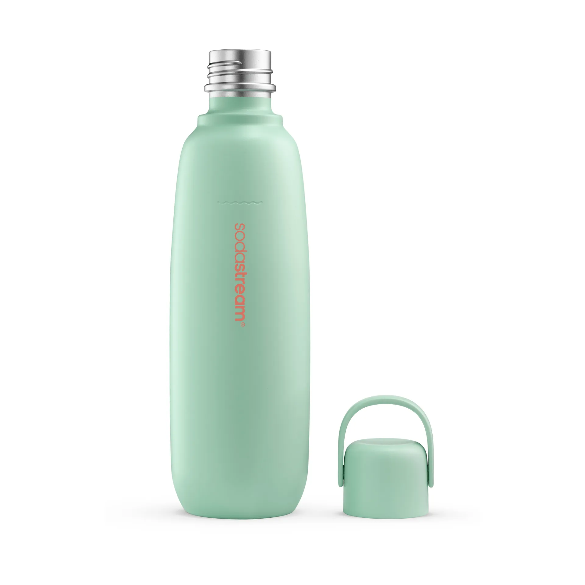 Fizz & Go flaske, Mint-rustfritt stål, 0,9 l Sodastream