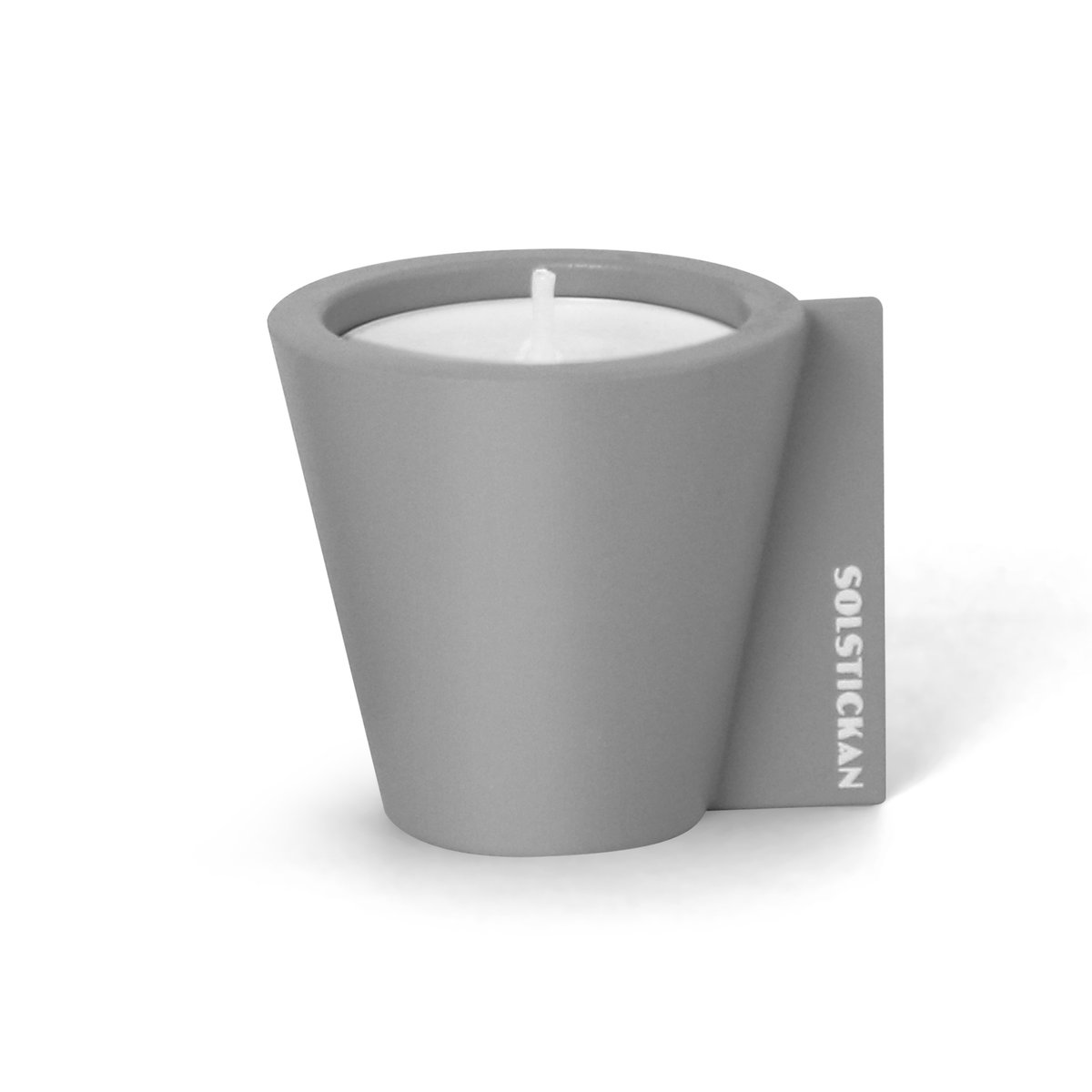 Solstickan Design Flipp lysholder 5 x 6 cm Grå
