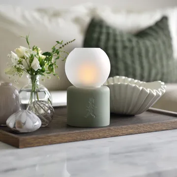 Globe telysholder Ø9,5x17 cm - Grønn - Solstickan Design