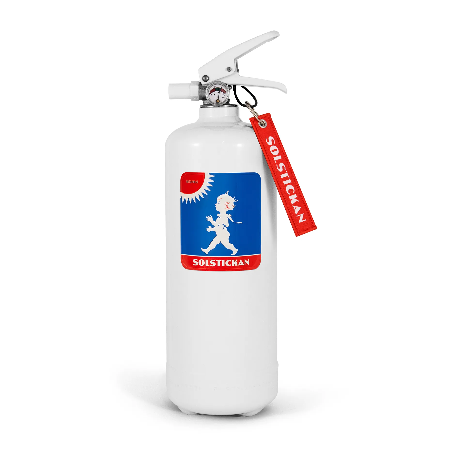 Solstickan brannslukker 2 kg, Hvit-original Solstickan Design