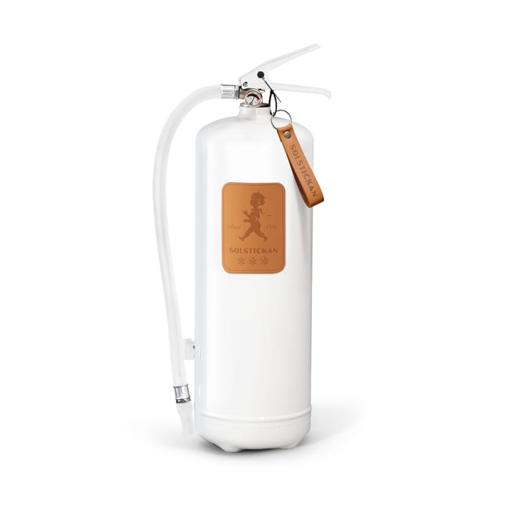 Solstickan brannslukker 6 kg - Hvit-lyst skinn - Solstickan Design