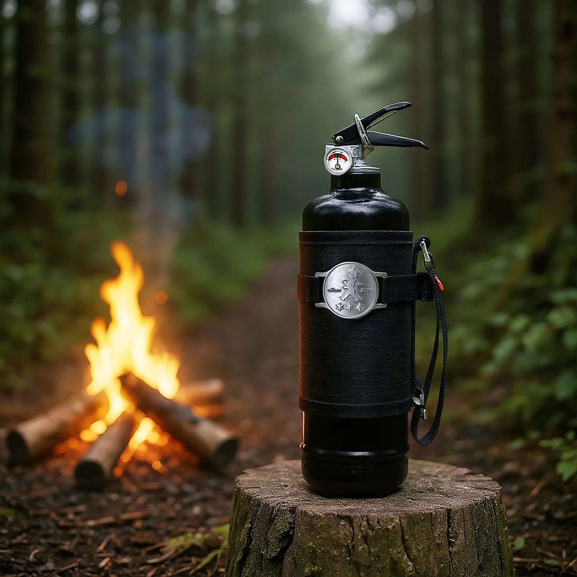 Solstickan brannslukker 6 kg, Outdoor edition, Svart Solstickan Design