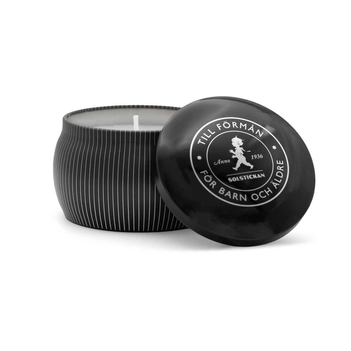 Solstickan Design Solstickan duftlys 25 h Svart-sedertre