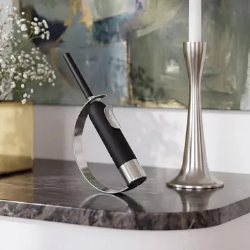 Solstickan flammelighter lighter - Svart-sølv - Solstickan Design