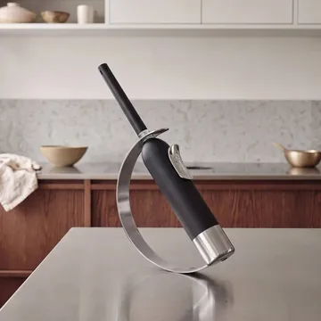 Solstickan flammelighter lighter - Svart-sølv - Solstickan Design