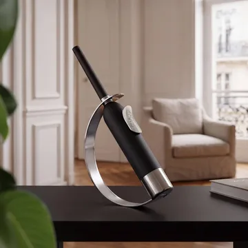 Solstickan flammelighter lighter - Svart-sølv - Solstickan Design
