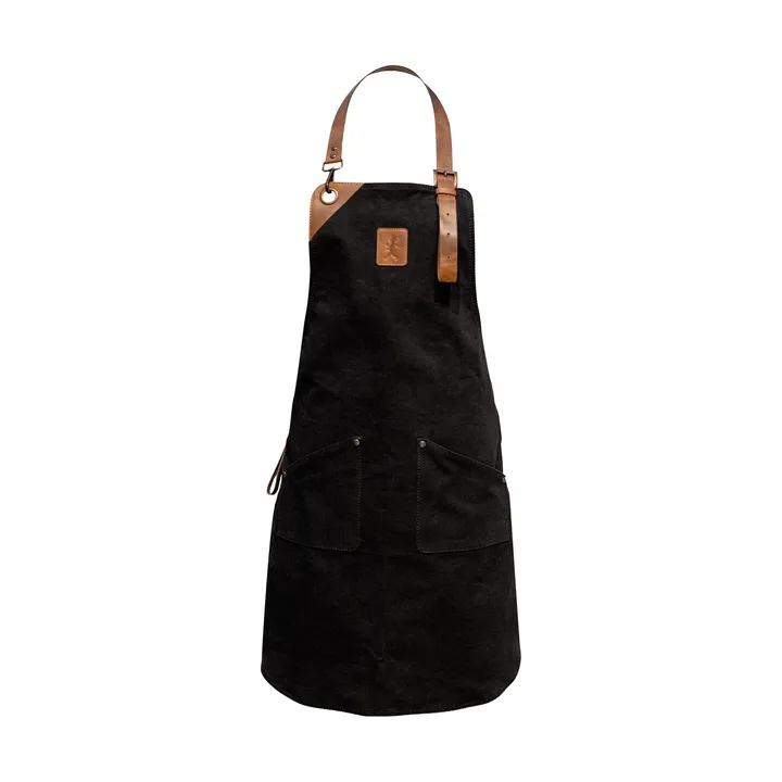 Solstickan forkle canvas - Svart - Solstickan Design