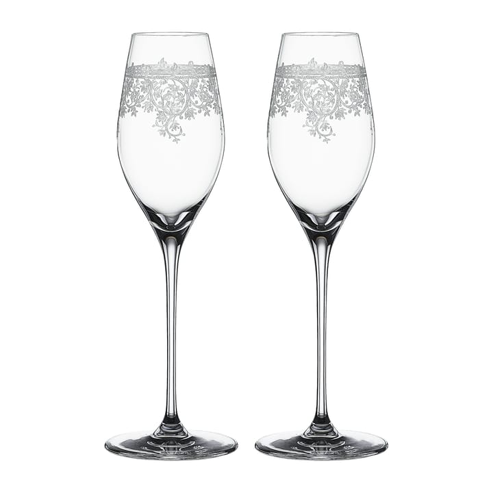 Arabesque champagneglass 30 cl 2-pakning, Klar Spiegelau