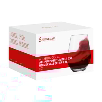 Authentis Casual tumbler XL 63 cl 4-pakning - Klar - Spiegelau