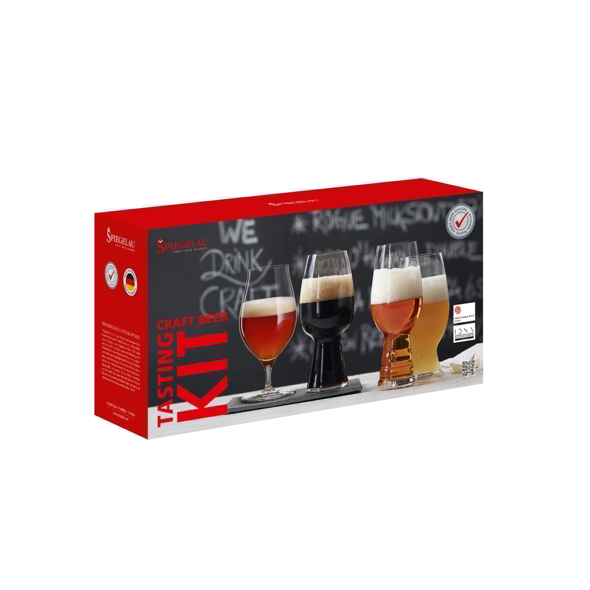 Beer Classics Ølprøve sett 4-stk. klar