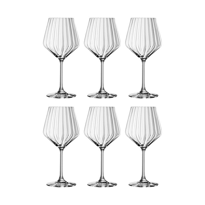 LifeStyle Burgundy rødvinsglass 64 cl 4-pakning - Klar - Spiegelau