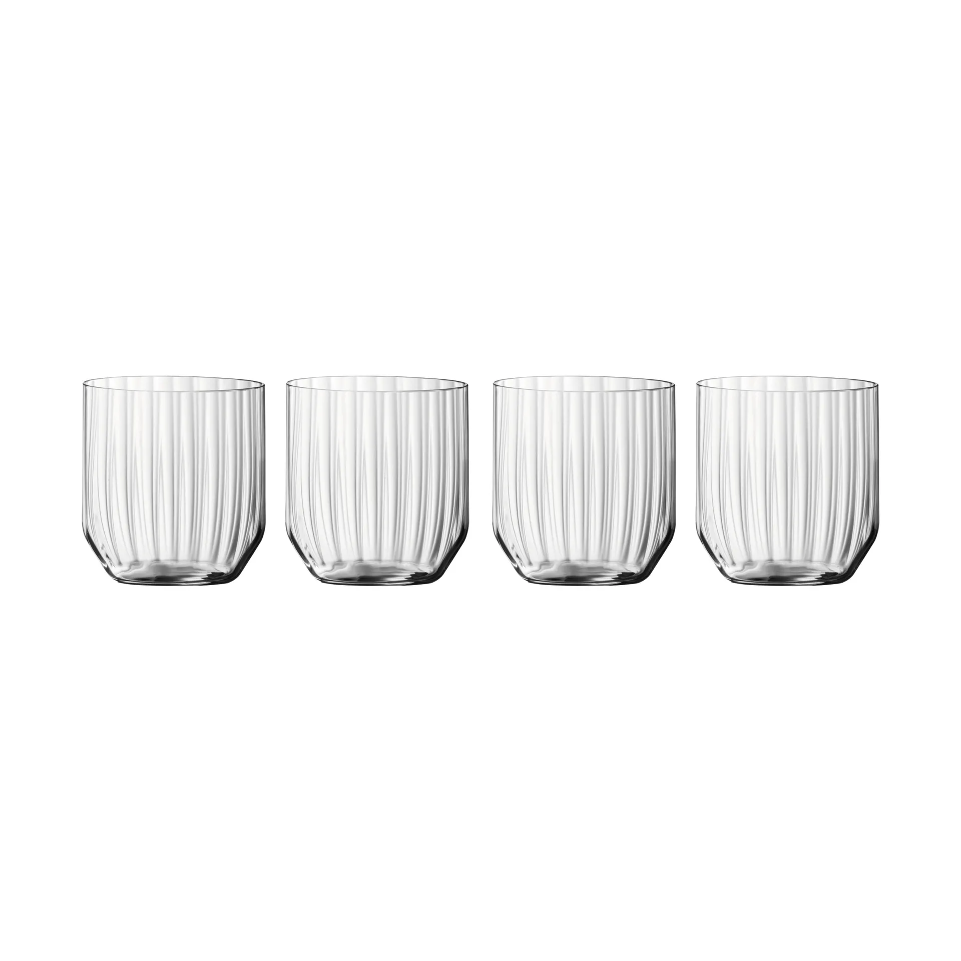 Linear whiskey tumbler 34,5 cl glass 4-pakning, Klar Spiegelau