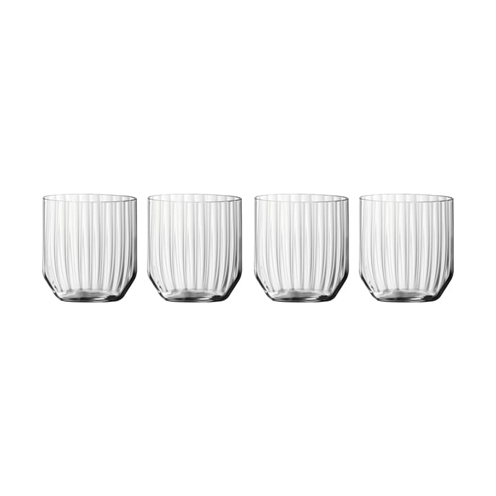 Linear whiskey tumbler 34,5 cl glass 4-pakning - Klar - Spiegelau