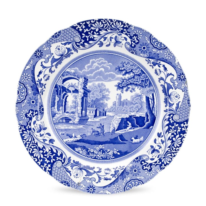 Blue Italian buffefat, Ø 30 cm Spode