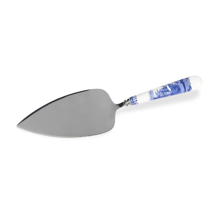 Blue Italian kakespade 25 cm, Keramikk-rustfritt stål Spode