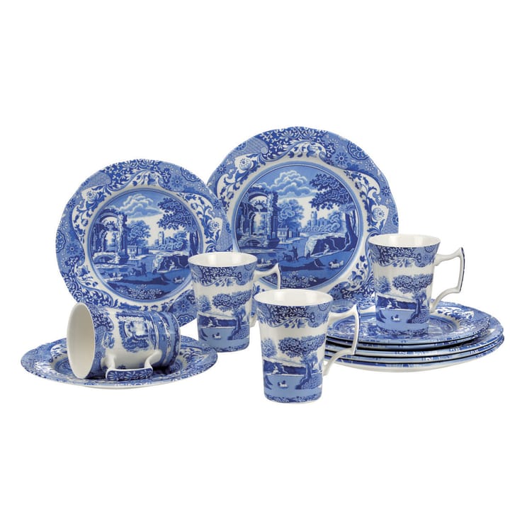 Blue Italian startsett, 12 deler Spode