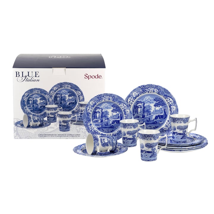 Blue Italian startsett, 12 deler Spode