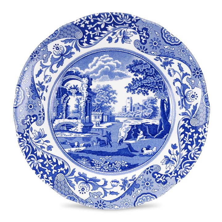 Blue Italian tallerken, 20 cm Spode