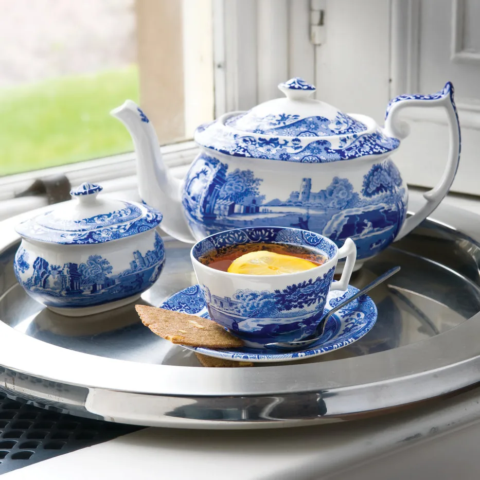 Blue Italian tekanne Spode | KitchenTime