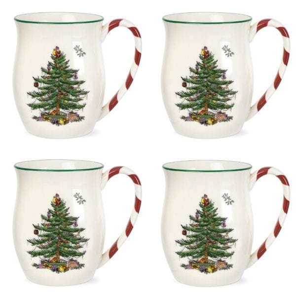 Christmas Tree krus 40 cl 4-pakning - Peppermint - Spode