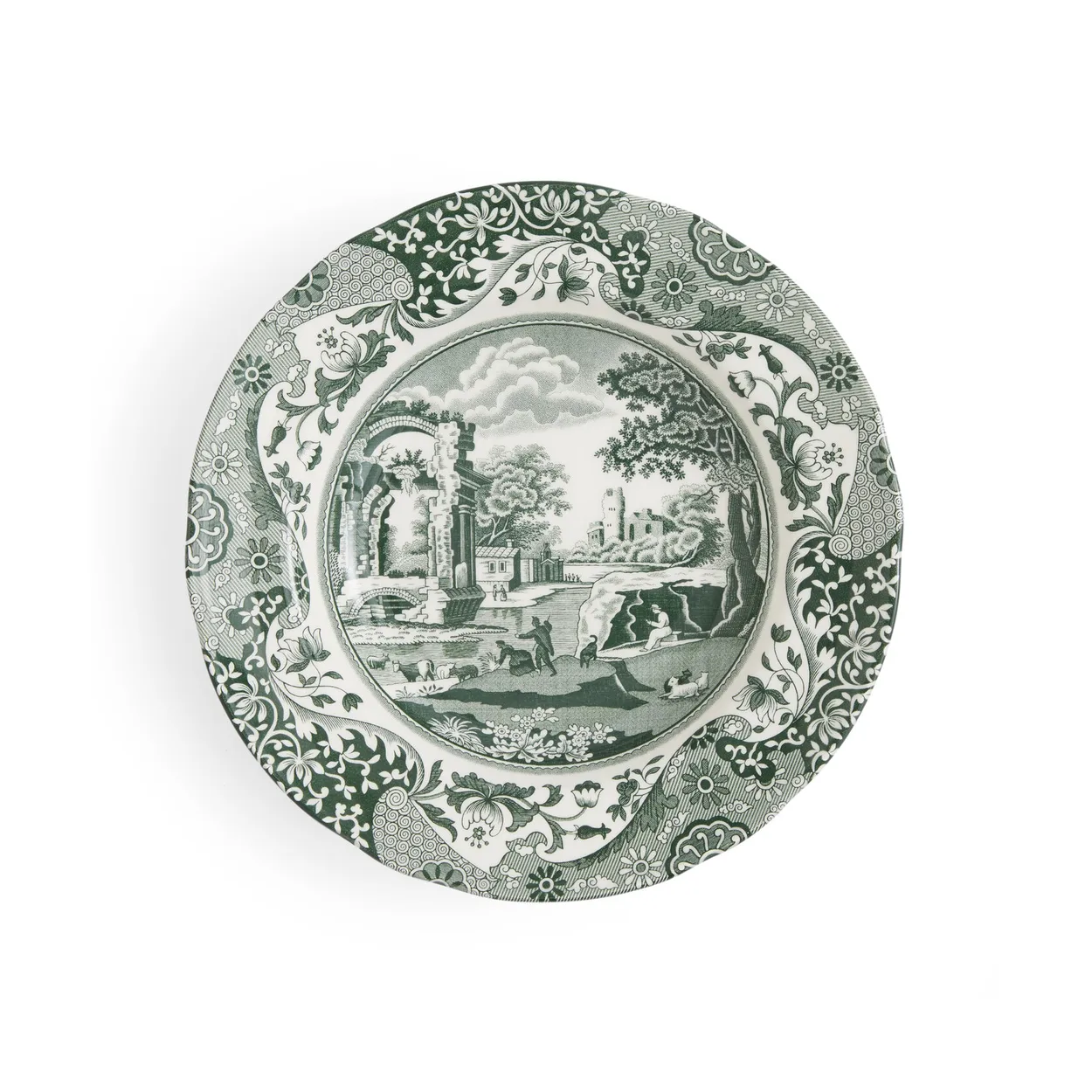 Spode Heritage Green Italian dyp tallerken Grønn, Ø23 cm