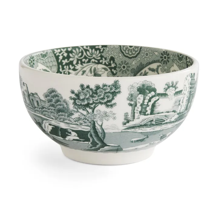 Heritage Green Italian skål - Grønn, Ø11 cm - Spode