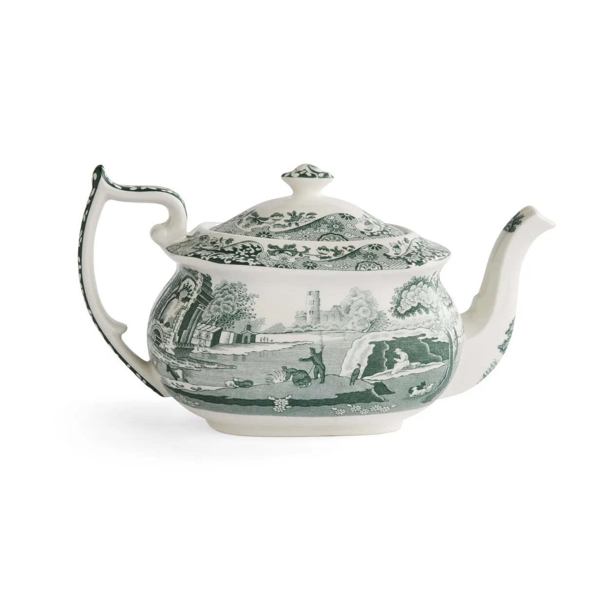Spode Heritage Green Italian tekanne Grønn, 1,1 L