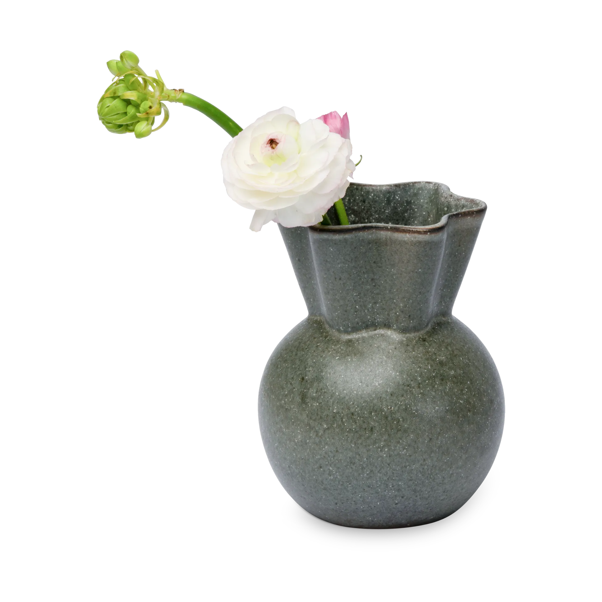 Eva Stæhr-Nielsen vase 14 cm, Mosegrønn Spring Copenhagen