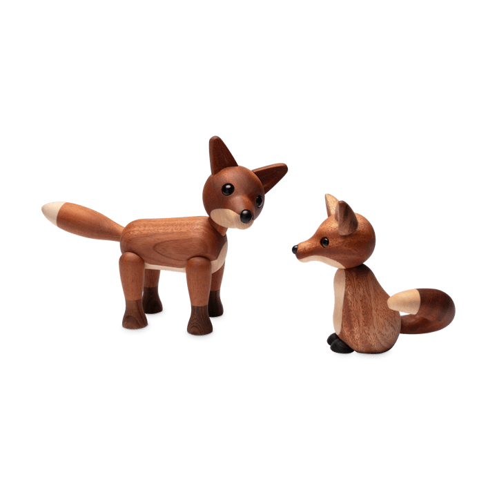 Foxy rev dekorasjon 12 cm, Mahogni Spring Copenhagen