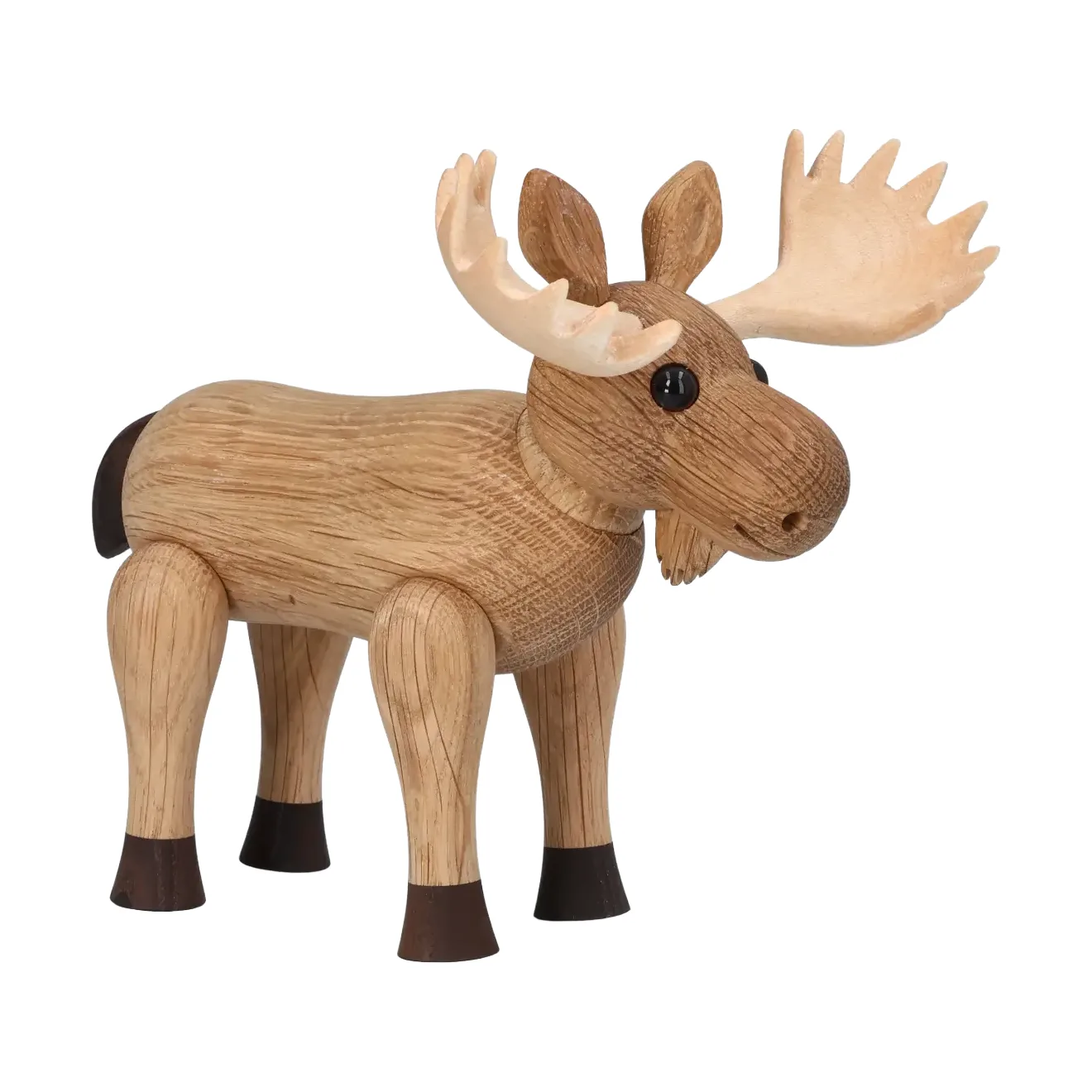 Harald elgfigur, Beige, 15,5x13x14 cm Spring Copenhagen