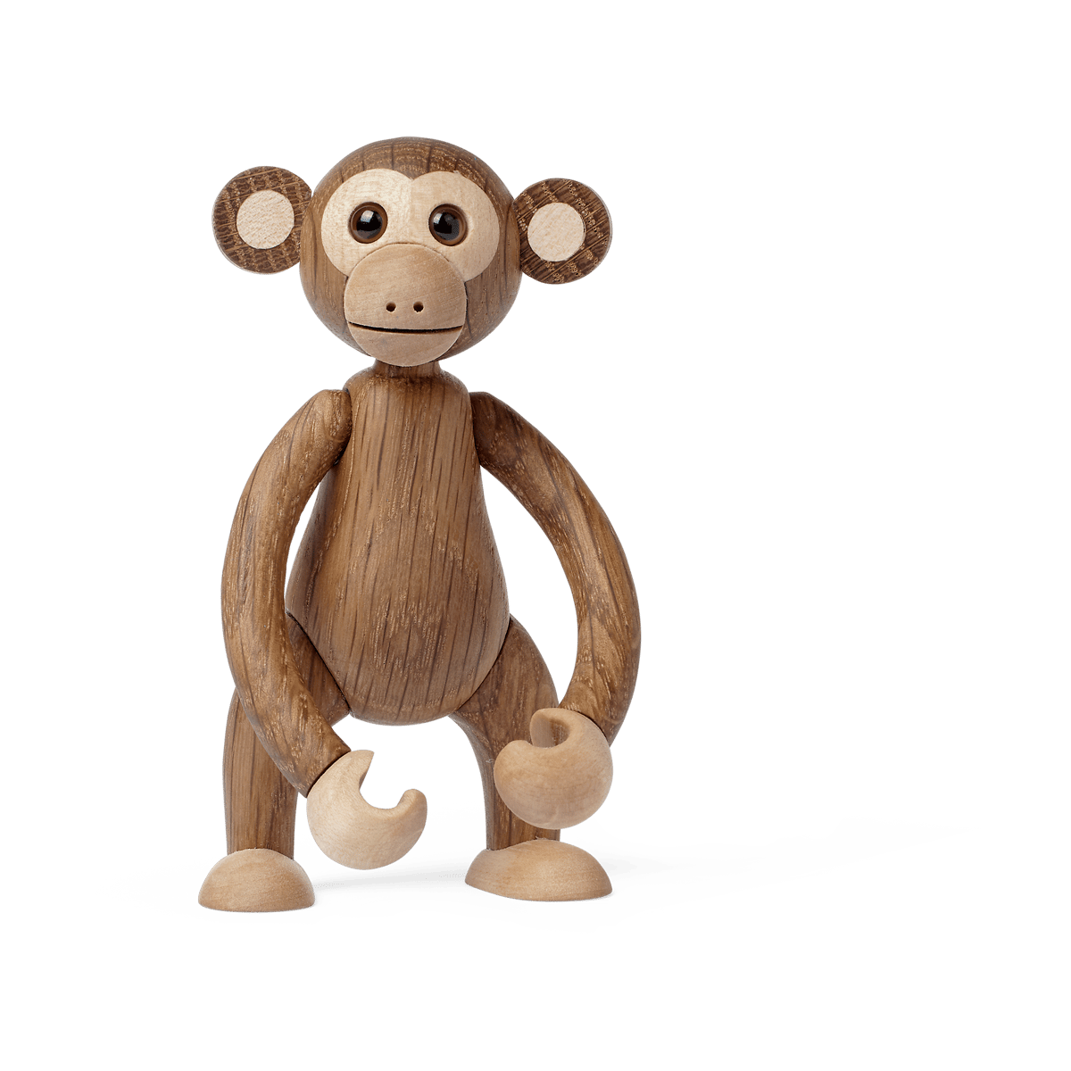 Spring Copenhagen Jolly ape dekorasjon 11 cm Eik