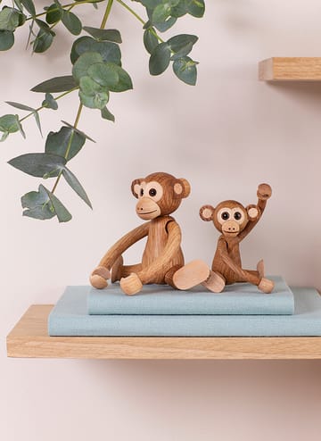 Jolly ape dekorasjon 11 cm - Eik - Spring Copenhagen