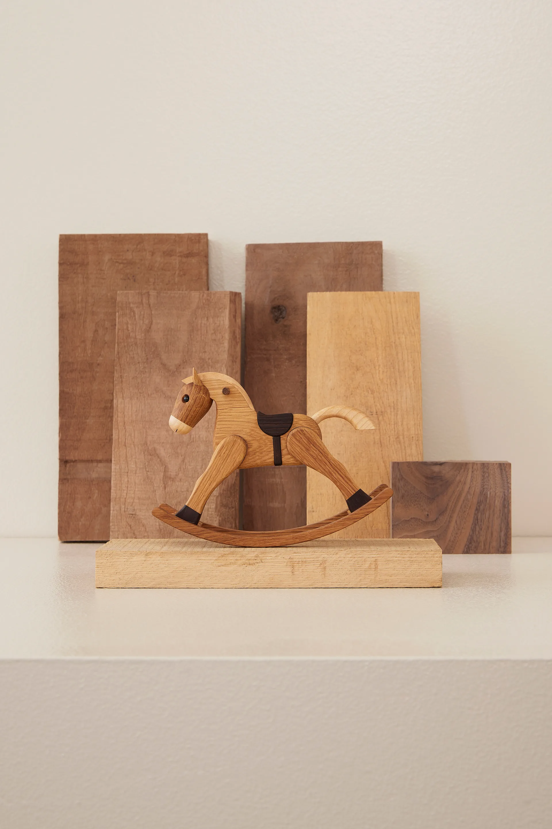The Rocking Horse dekorasjon 13,5 cm, Eik, 13,5 cm Spring Copenhagen
