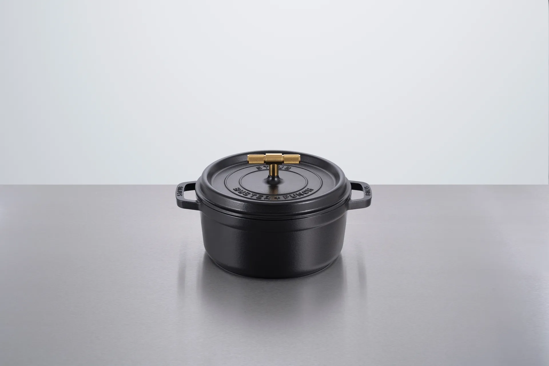 Buster & Punch gryte støpejern messing, 3,8 L STAUB