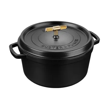 Buster & Punch gryte støpejern messing - 6,75 L - STAUB