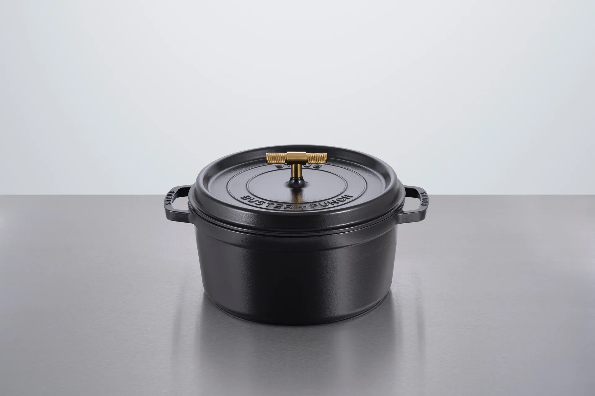 Buster & Punch gryte støpejern messing, 6,75 L STAUB